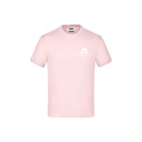 T-Shirt baby rosa - Logog white