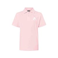 Polo Shirt baby rosa - Logo weiss